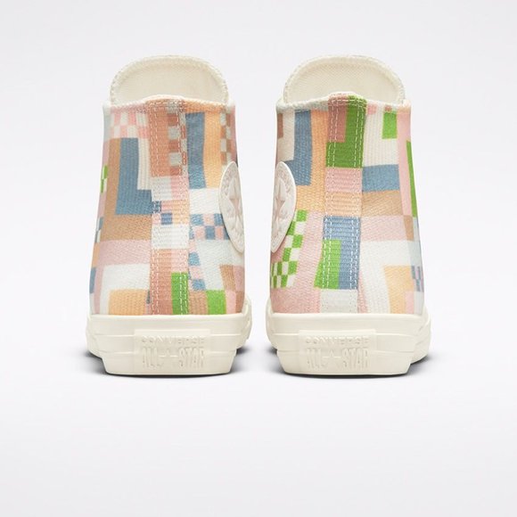 NWT | Converse Chuck Taylor All Star Crafted Abstract Stripes High Top Sneaker - Picture 4 of 12